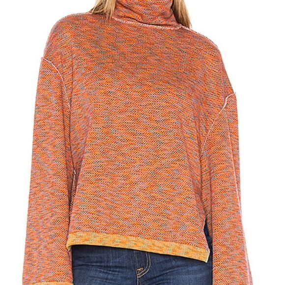 We The Free Sunny Days Turtleneck Top Feminine Contemporary Boho Casual - Picture 6 of 14